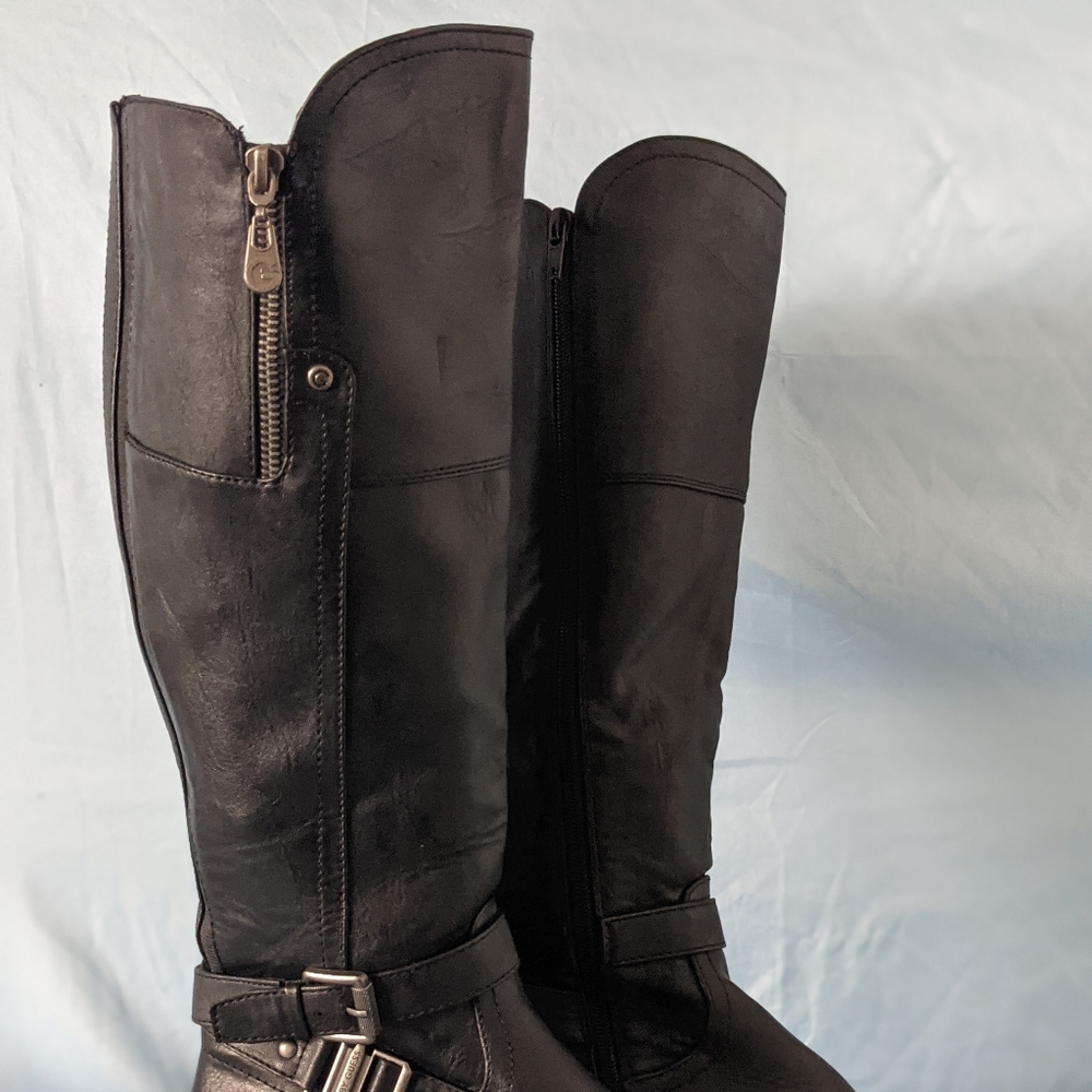 Black Guess riding boots